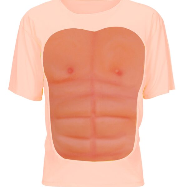 maglia con petto muscoloso
