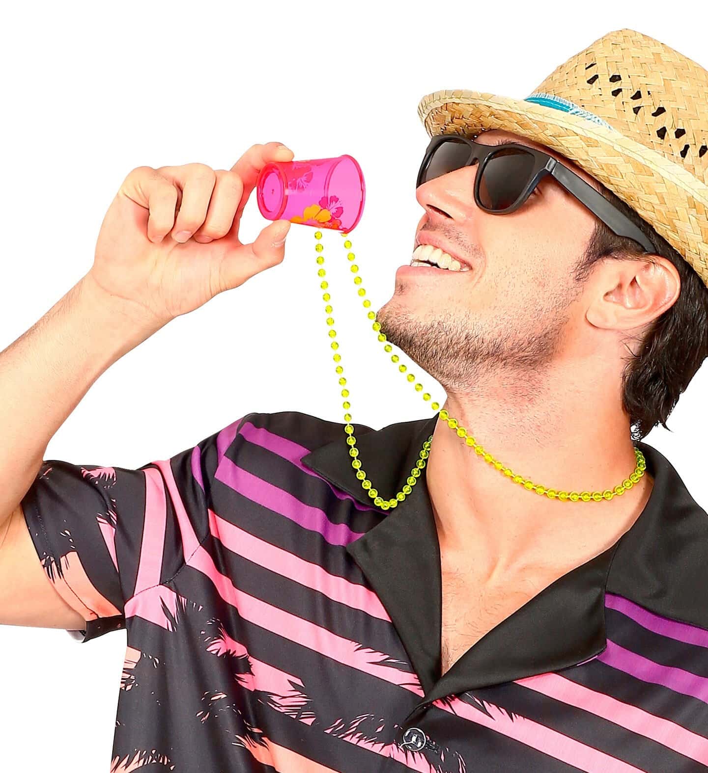 collana rosa con bicchiere da short (copia)