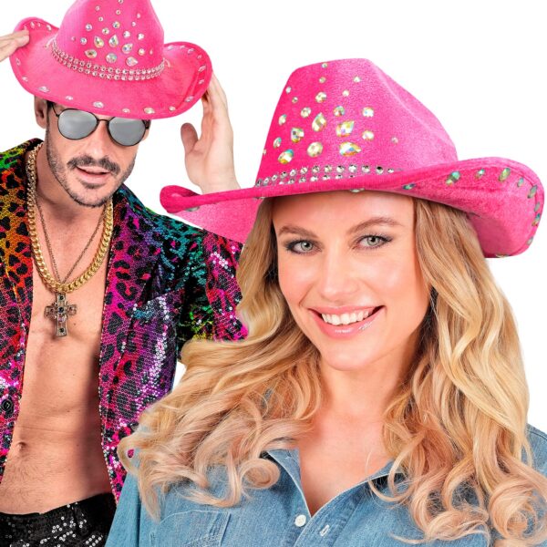 cappello nero da cowboy con diamanti (copia)