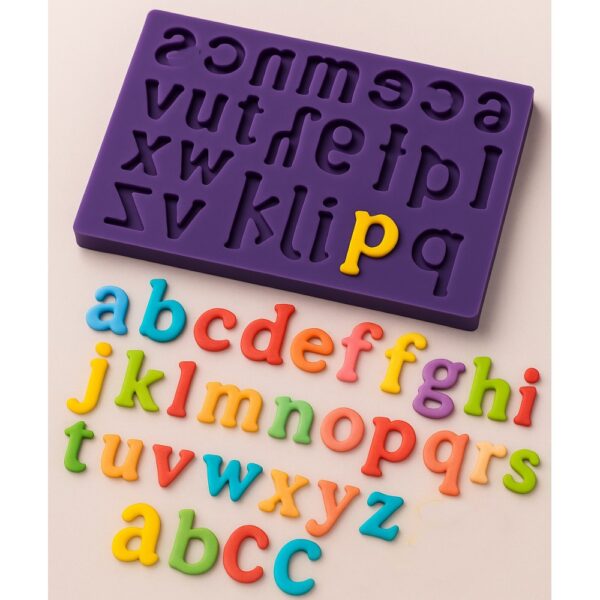 stampo in silicone lettere