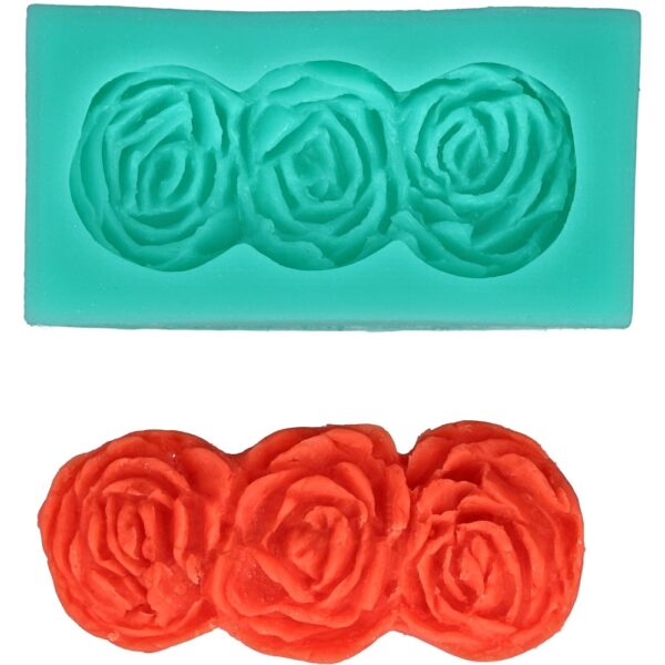 stampo silicone 4 rose (copia) (copia)