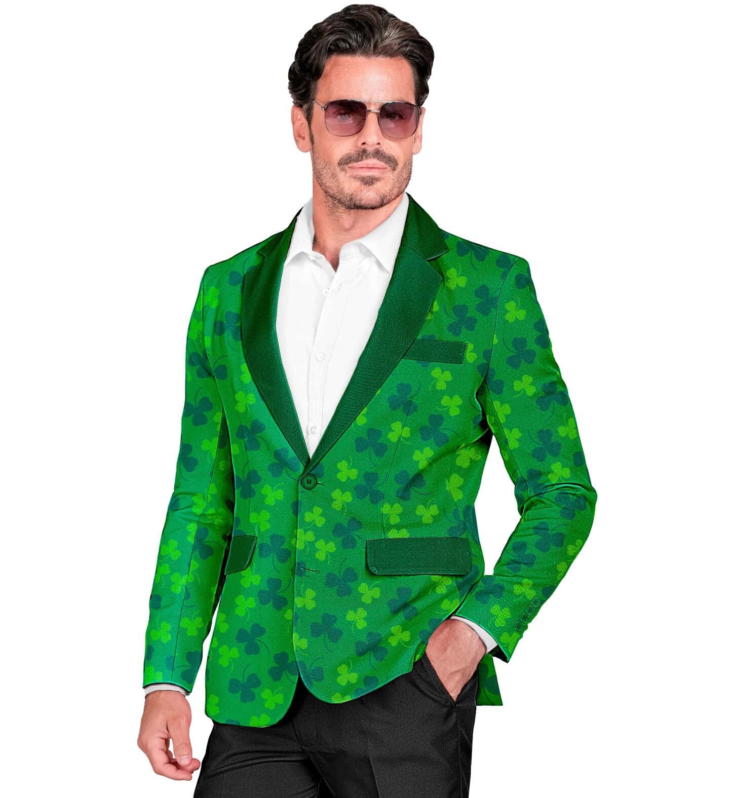 giacca da uomo verde san patrizio