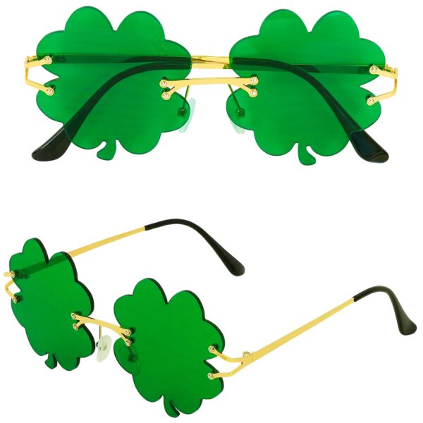 occhiali e barba da folletto irlandese