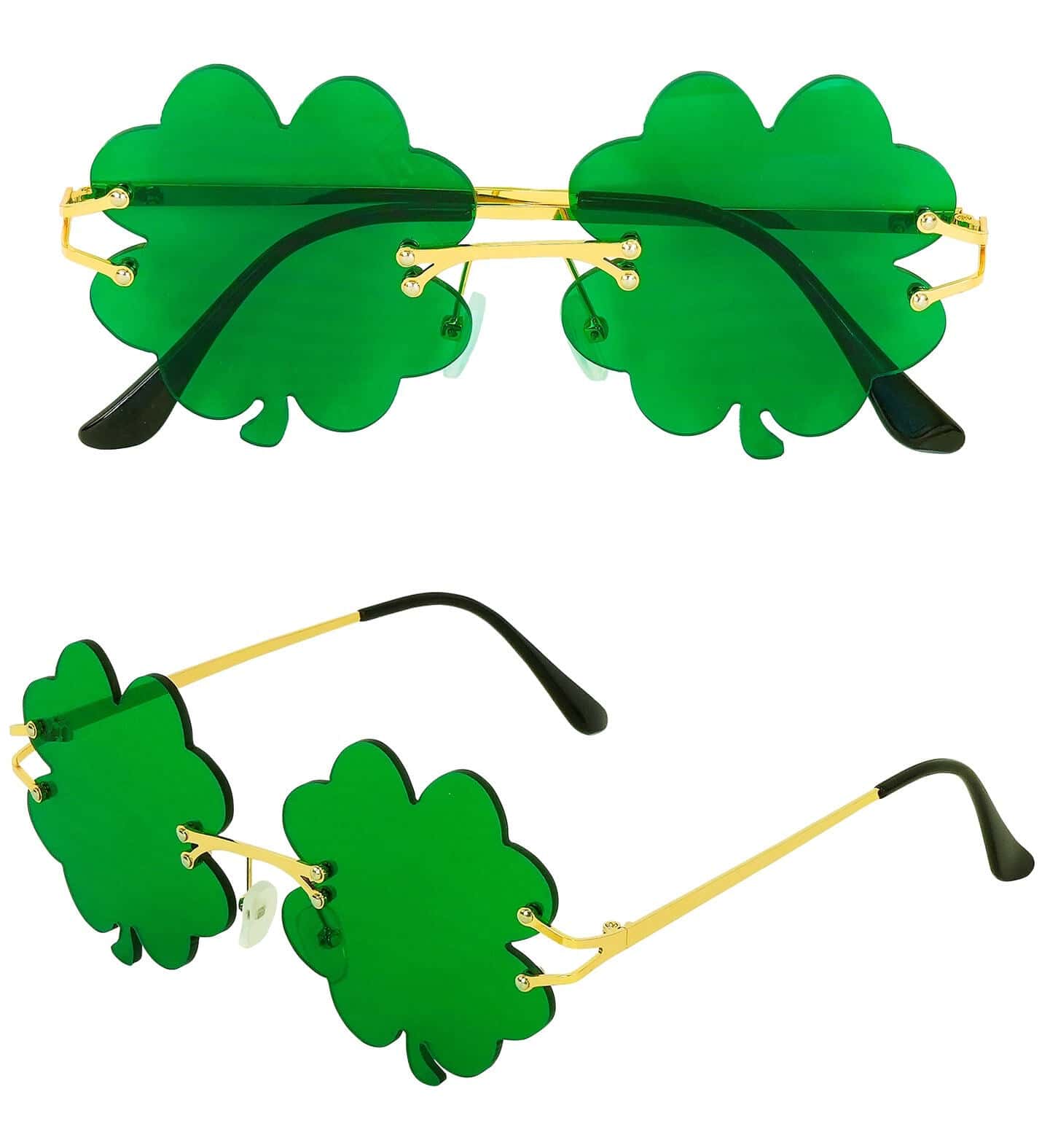 occhiali e barba da folletto irlandese