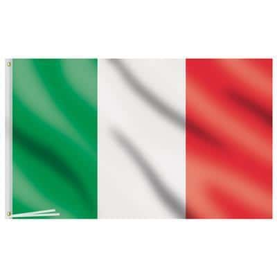 bandiera media italia in plastica (copia)