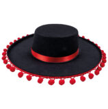 cappello nero da spagnolo