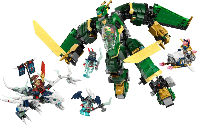 lego ninjago jet mech di lloyd