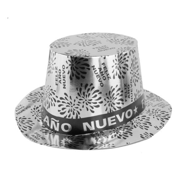 cilindro in carta metallizzata buon anno argento (copia)