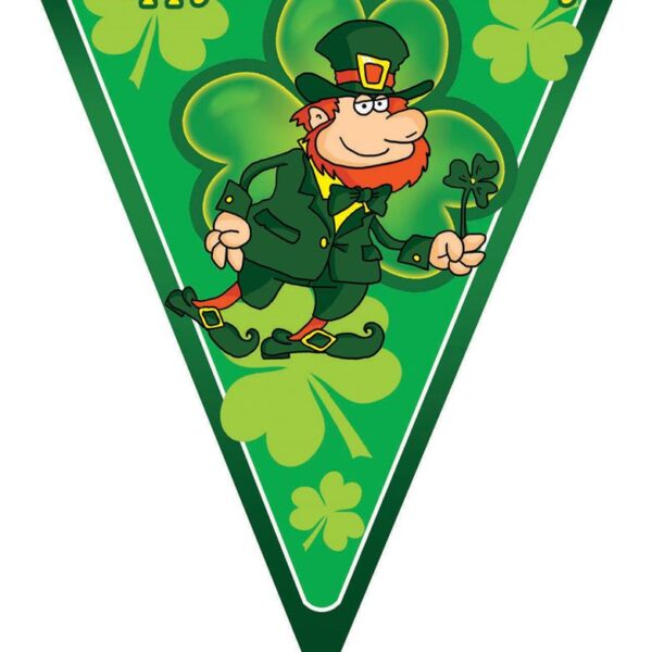 decorazione da tavolo verde con trifoglio (copia)