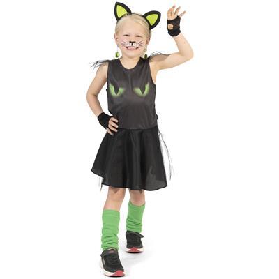 costume da gatto verde