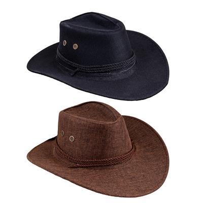 cappello da cowboy nero o marrone
