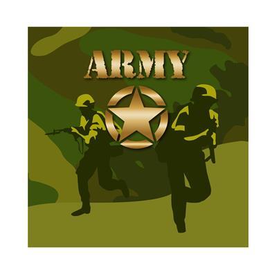 tovaglioli in carta mimetici militari