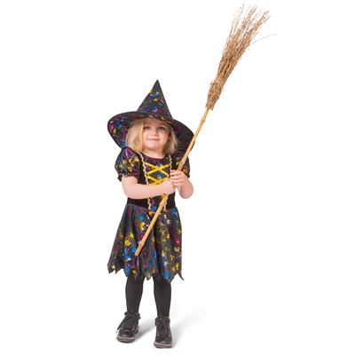 costume da strega colorata
