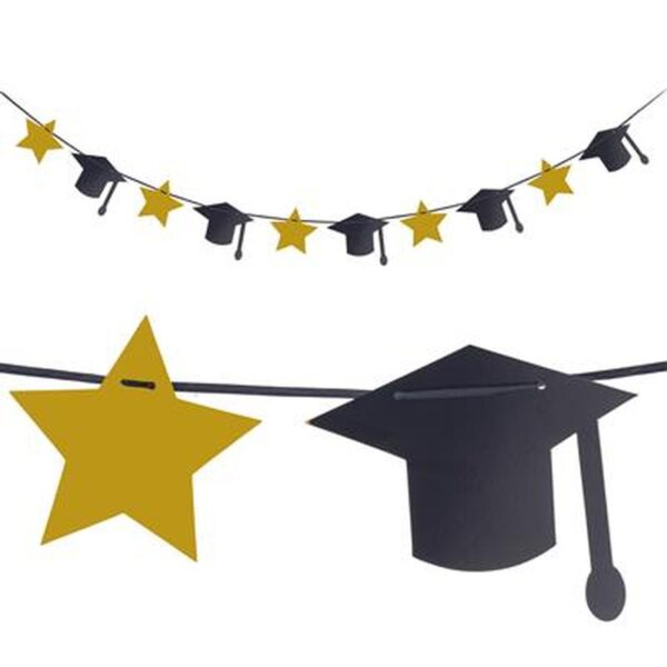 festone laurea con bandierine sagomate porta foto (copia)