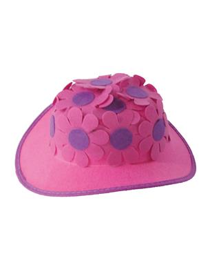 cappello bombetta da hippie con fiori (copia)