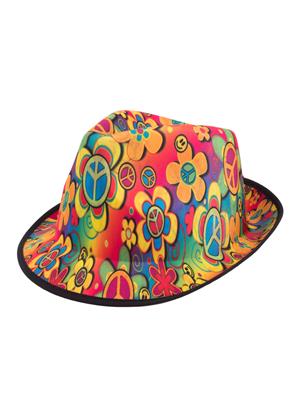 cappello bombetta da hippie con fiori (copia)
