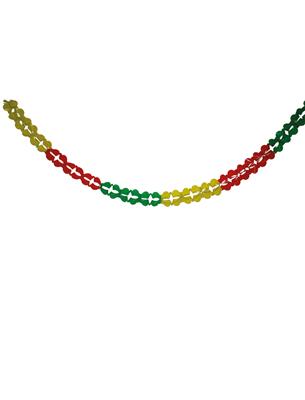 festone ghirlanda in carta rosso verde e gialla (copia)