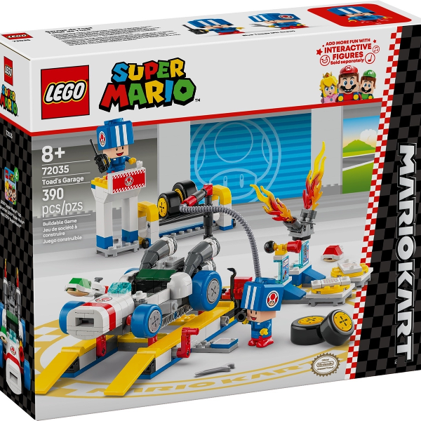 lego super mario mario kart™: officina di toad