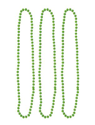 set collana verde neon
