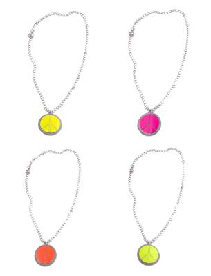 anelli neon con simbolo della pace (copia)