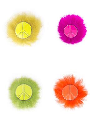 orecchini neon con simbolo della pace (copia)