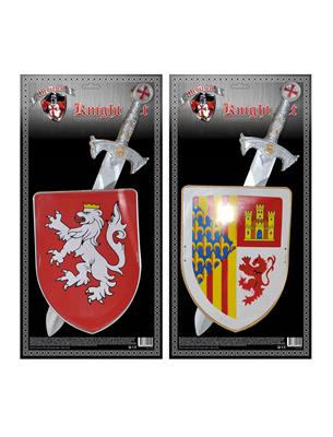 set ascia spada e scudo da cavaliere crociato (copia)