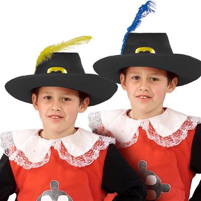 cappello da moschettiere da bambino