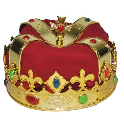 scettro e corona da re dorata regolabile (copia)