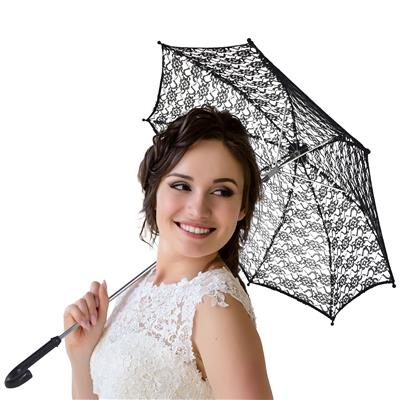 ombrello parasole in pizzo nero o bianco (copia)