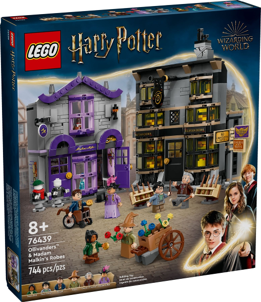 lego harry potter olivander e madama mcclan: abiti per tutte le occasioni