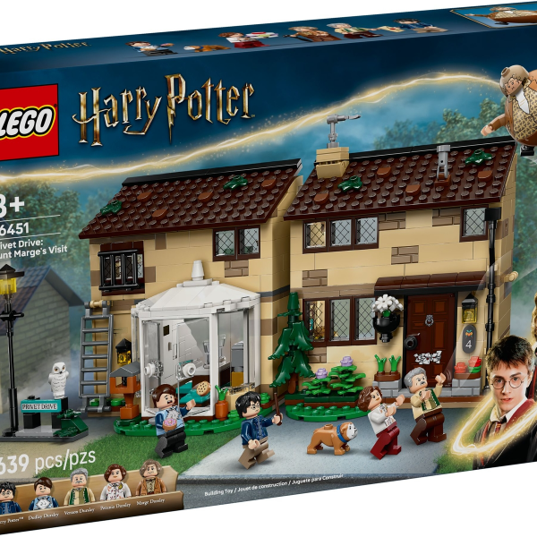 lego harry potter privet drive: la visita di zia marge