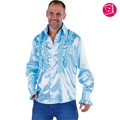 camicia viola anni 70 con volant (copia)