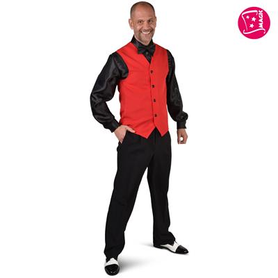 gilet classico rosso
