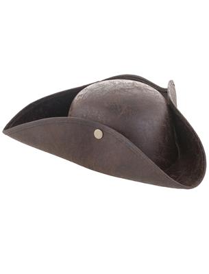 cappello marrone da capitano pirata (copia)