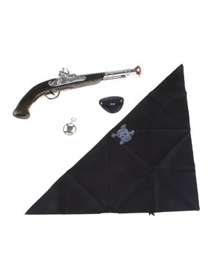 set da pirata con pistola benda anello e orecchino (copia)