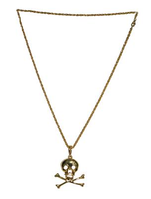 collana dorata con teschio (copia)