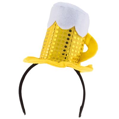 mini cappello tirolese in feltro su cerchietto (copia)
