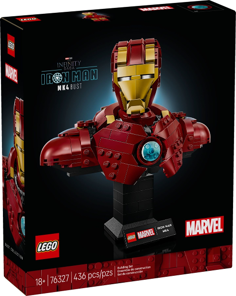 lego marvel superheroes marvel busto di iron spider man (copia)