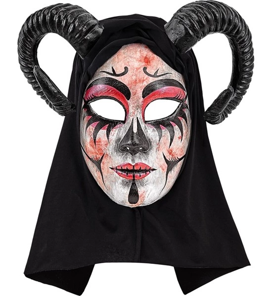 maschera spaventapasseri demoniaco con cappuccio (copia)