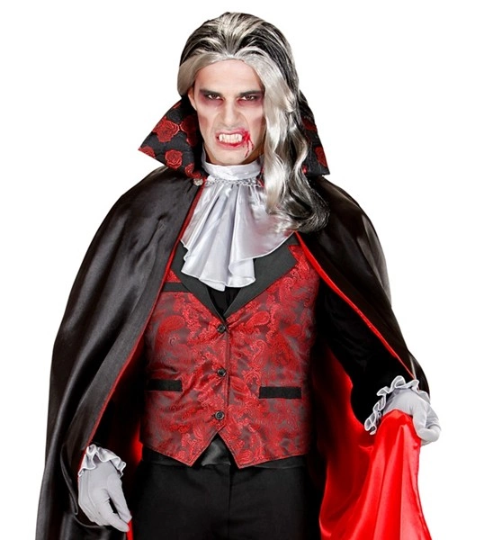 giacca gotica nera lunga in velluto rosso (copia)
