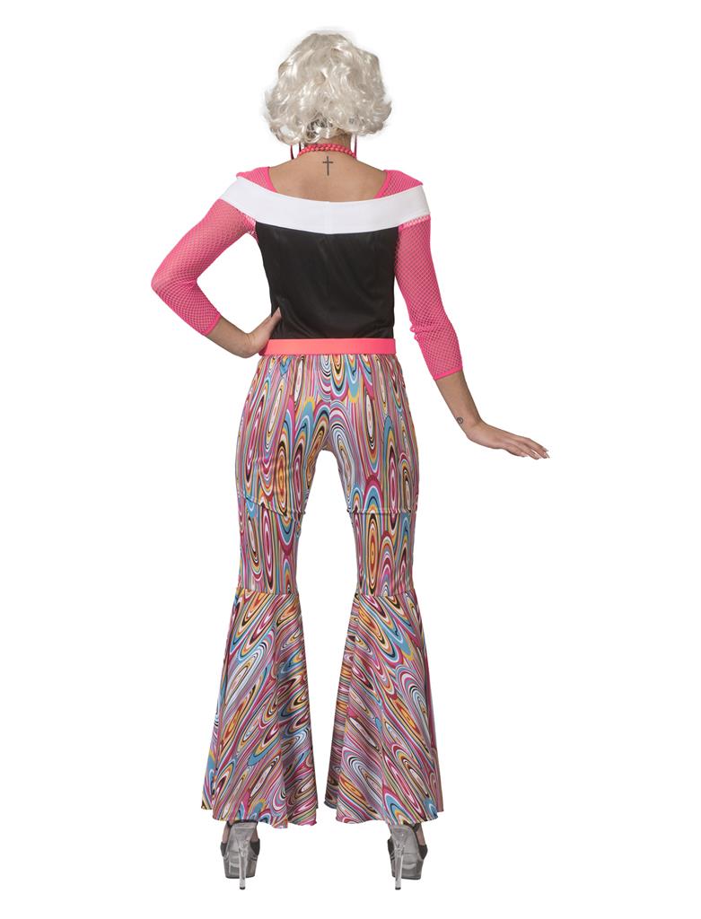 pantaloni hippy fantasia arancioni a zampa (copia)