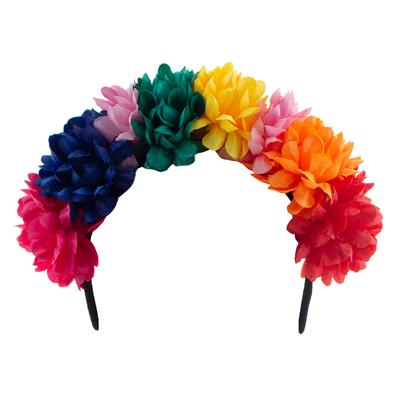 cerchietto nero con corona e rose rosse (copia)