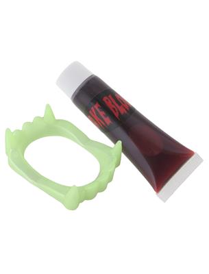 denti da vampiro con sangue finto (copia)