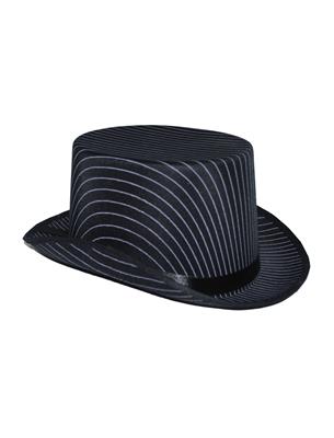 cilindro nero gessato