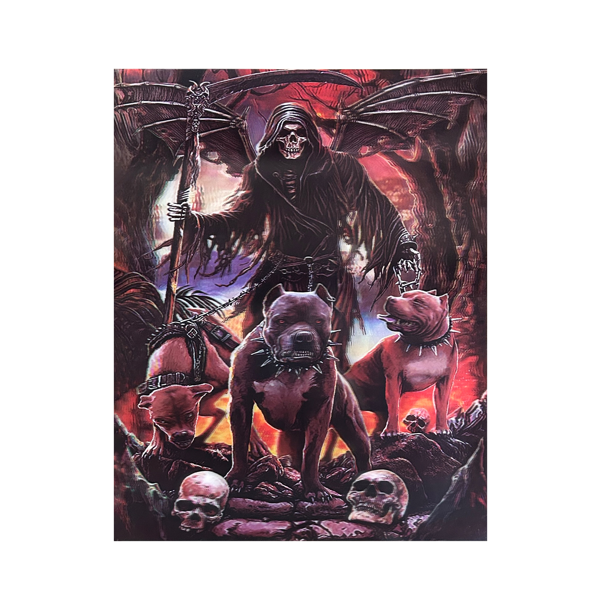 poster 5d da muro morte con clessidra (copia)