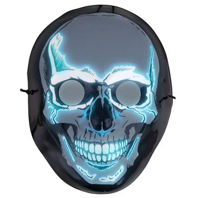 maschera da teschio con luci