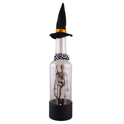 scenografia animata candela con corvo nero (copia)