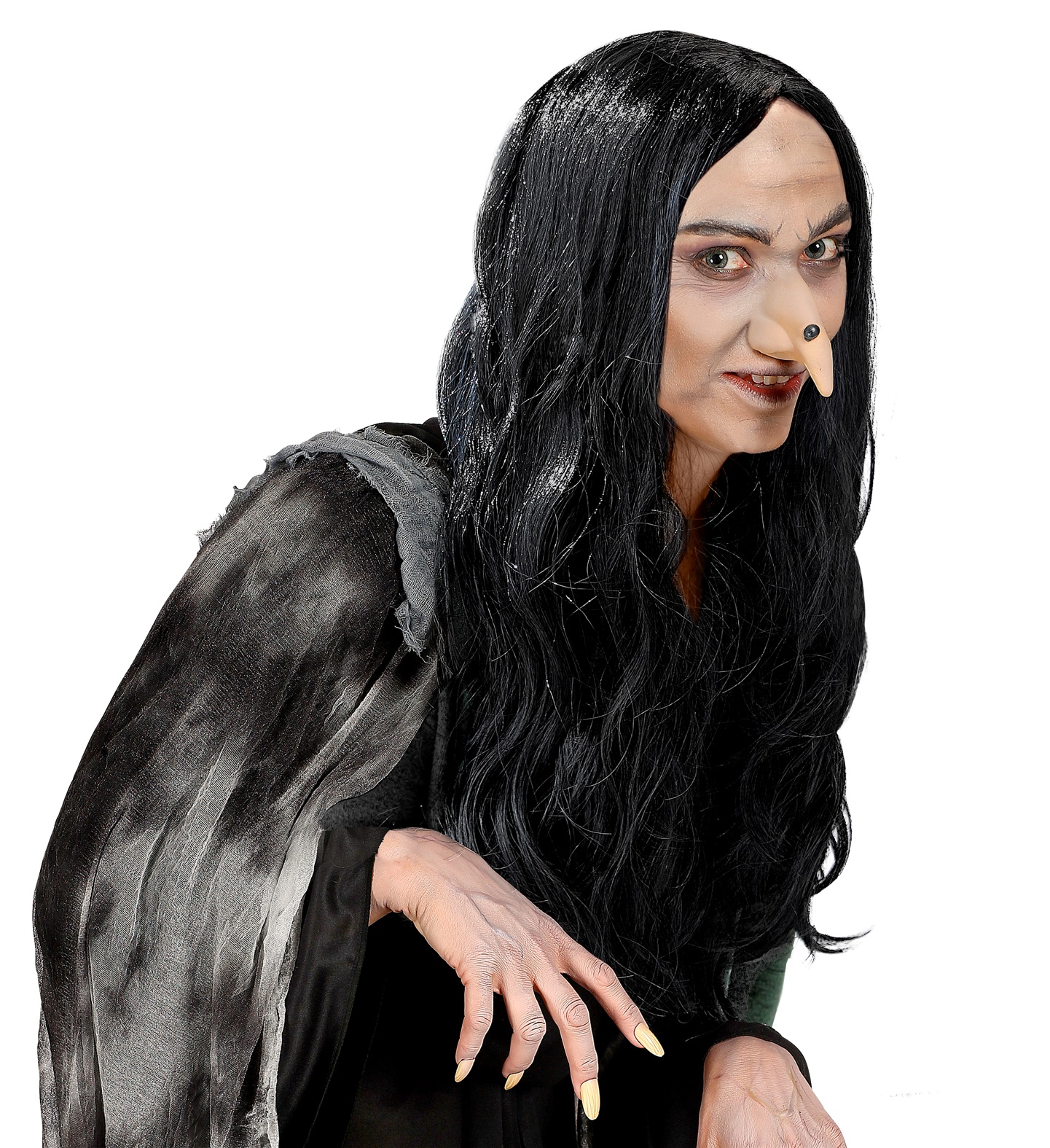 parrucca nera lunga da strega (copia)