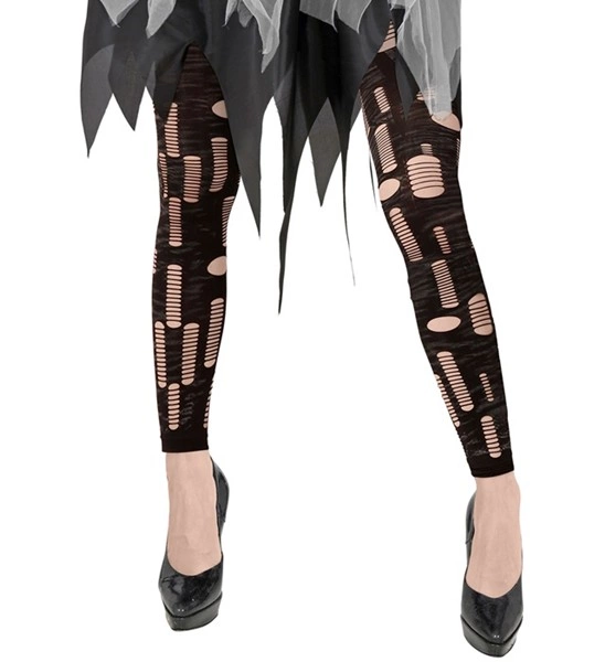 leggings a brandelli da zombie