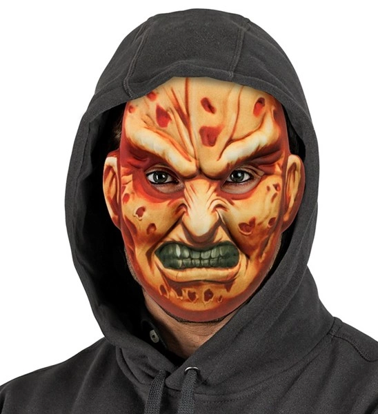 maschera da freddy krueger in tessuto